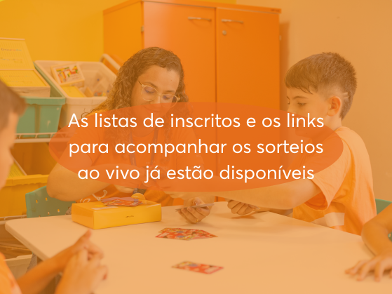 Divulgação listas de inscritos